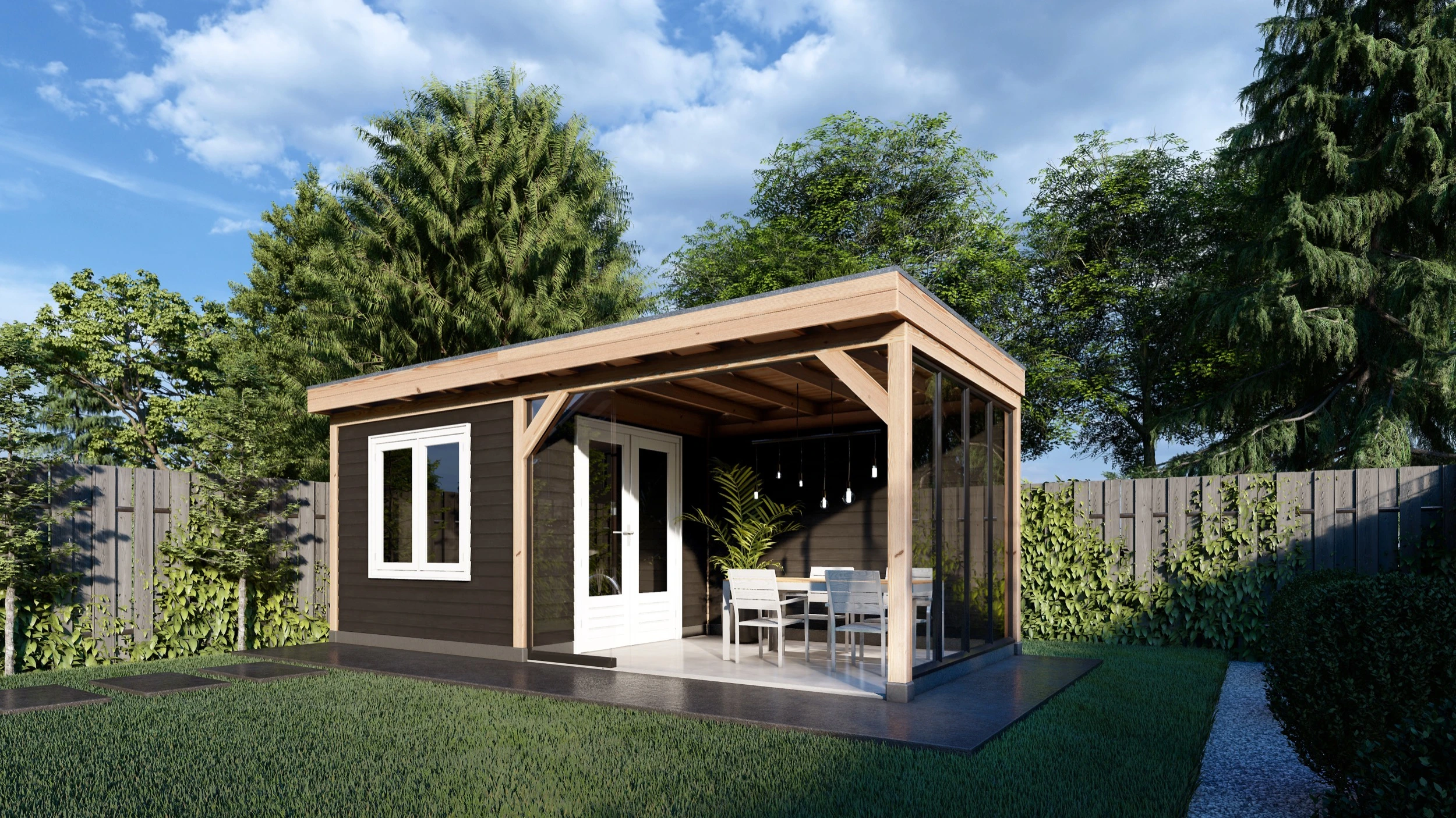 Trendhout Douglas Overkapping Casa 660 x 330 cm - Afbeelding 3